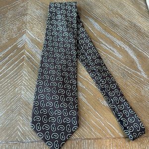 Brown Paisley Tie
